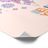 Art Poster Zitat Glauben Sie an sich (Ecke)