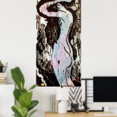 Art Posters - Kunst von Harriet Davidsohn - Interi Poster (Heimbüro)