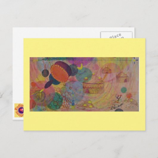 Art Postkarte 12: Bio Fantasty - ÖL (Vorne/Hinten)