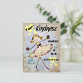 Art Postkarten personalisiertes Design (Stehend Vorderseite)