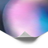 Art Potpourri  AI Girl Liquid Bubble Poster (Ecke)