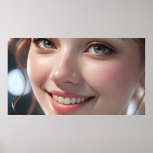 Art Potpourri  Blurry Girl Poster (Vorne)