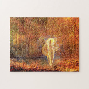 Art Print 35 Dame Herbst von John Atkinson Grimsha Puzzle