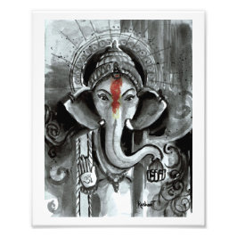 Art Print - Aashirwad Ganesha Fotodruck