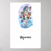 Art Print Aquarius Poster (Vorne)