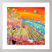 Art Print: Banrock Station Wetland Wildlife. Poster (Vorne)