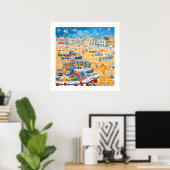 Art Print: Boote und Ropes, St Ives, Cornwall Poster (Heimbüro)