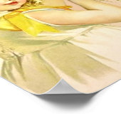 Art Print by Maud Humphrey Girl Yellow Dress Poster (Ecke)