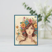 Art Print Card Summers End (Stehend Vorderseite)