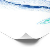 Art Print - Great Blue Heron Fotodruck (Ecke)