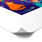 Art Print: Lanterns & Lights, Mousehole, Cornwall Poster (Ecke)