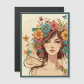 Art Print Magnet Card Summers End (Vorne/Hinten)