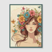 Art Print Magnet Card Summers End (Vorderseite)