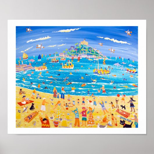 Art Print: St. Michael's Mount. Leinwand Poster (Vorne)