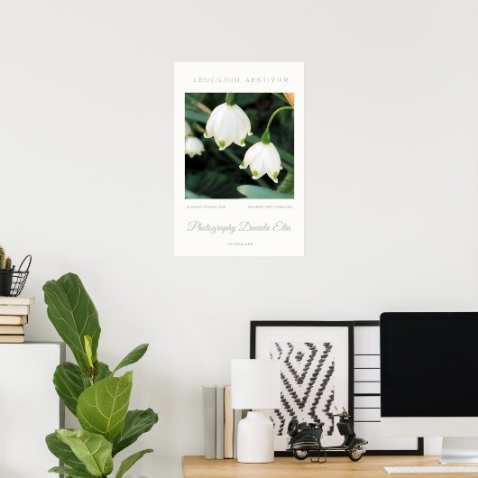 Art Print - „Summer Snowflake“ Poster (Heimbüro)