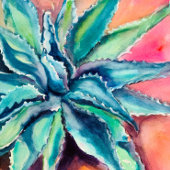 Art Print - Texas Agave Poster Glasuntersetzer