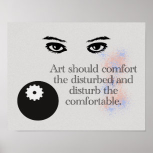 Art  - quote about art - Art Print Poster