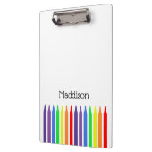 ART, Rainbow-Wachskürbis und Ihr Name Klemmbrett (Links)