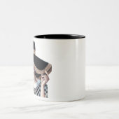 Art-Recht durch Trish Biddle Zweifarbige Tasse (Mittel)