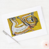 Art Rechteckiger Aufkleber (Umschlag)