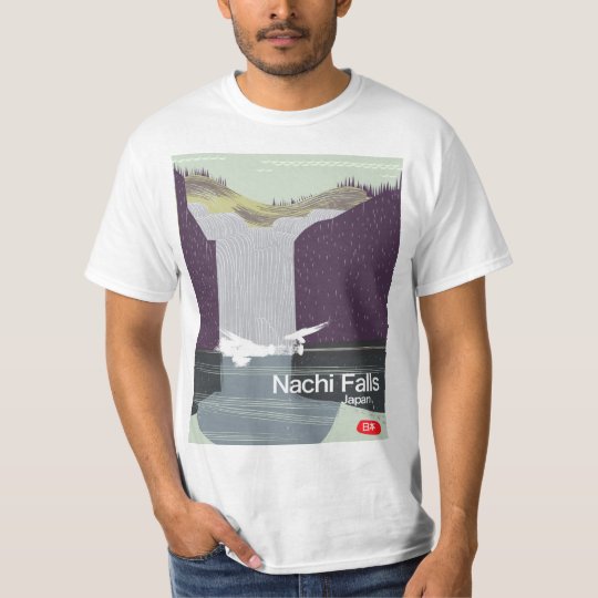 Art-Reiseplakat Nachi Fall-Japans Vintages T-Shirt