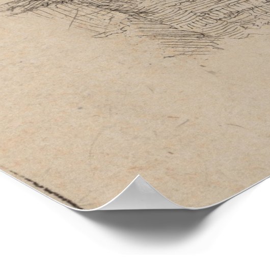 ART - REMBRANDT VAN RIJN - SELBSTPORTRAT POSTER (Ecke)