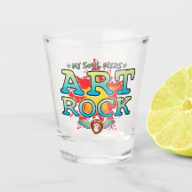 Art Rock Soul Shot Glass