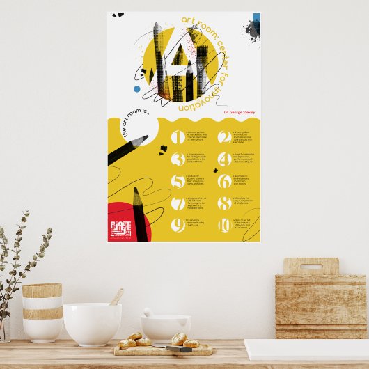 Art Room: Centre of Innovation Poster (Küche)