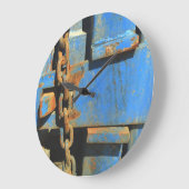 Art Round (Large) Wall Clock Große Wanduhr (Winkel)