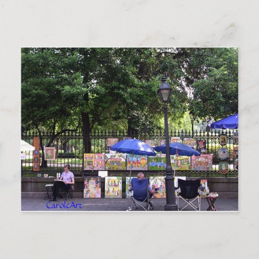 "Art Scene" NOLA Postkarte (Vorderseite)