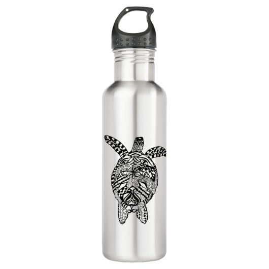 Art-Schildkröte Edelstahlflasche (Vorderseite)