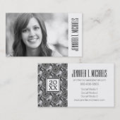 Art-Schildkröte-Muster des Foto-Abschluss-| Telefonnummerkarte (Vorne/Hinten)