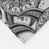 Art-Schildkröte-Muster Fleecedecke (Ecke)