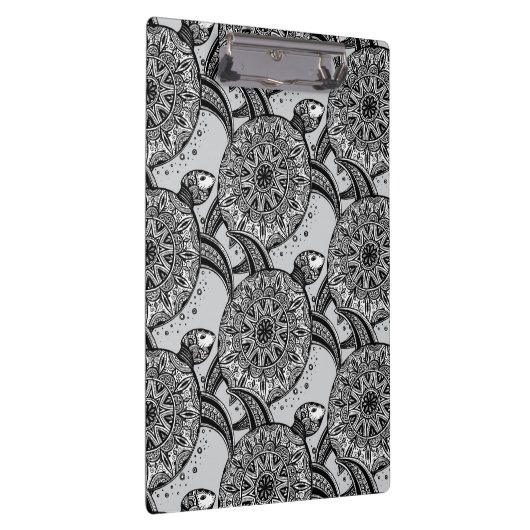 Art-Schildkröte-Muster Klemmbrett (Rechts)