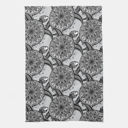 Art-Schildkröte-Muster Küchentuch (Vertikal)