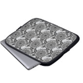Art-Schildkröte-Muster Laptopschutzhülle (Vorne Knopf)