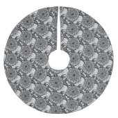 Art-Schildkröte-Muster Polyester Weihnachtsbaumdecke (Vorderseite)