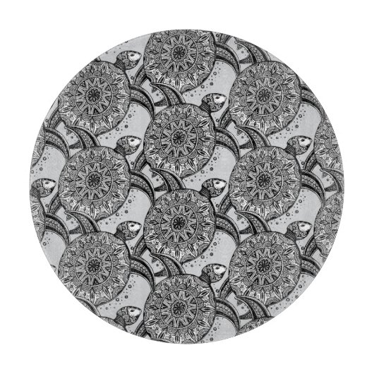 Art-Schildkröte-Muster Schneidebrett (Vorderseite)