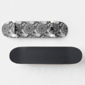 Art-Schildkröte-Muster Skateboard (Horizontal)
