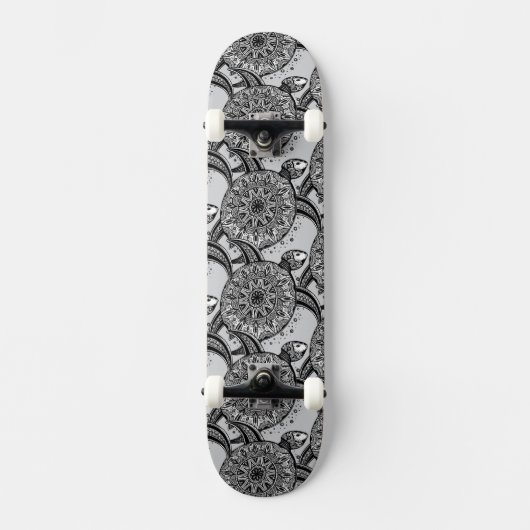 Art-Schildkröte-Muster Skateboard (Vorderseite)
