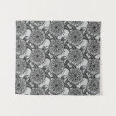 Art-Schildkröte-Muster Wandteppich (Vorderseite (Horizontal))