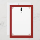 Art! Schläger Mitzvah Zeitschrift danken Ihnen Dankeskarte (Rückseite)