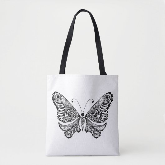Art-Schmetterling 2 Tasche (Vorderseite)