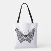 Art-Schmetterling 2 Tasche (Rückseite)