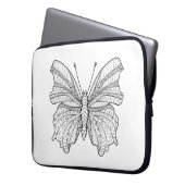Art-Schmetterling 3 Laptopschutzhülle (Vorderseite Links)