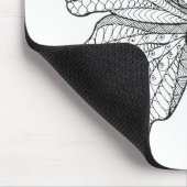 Art-Schmetterling 3 Mousepad (Ecke)