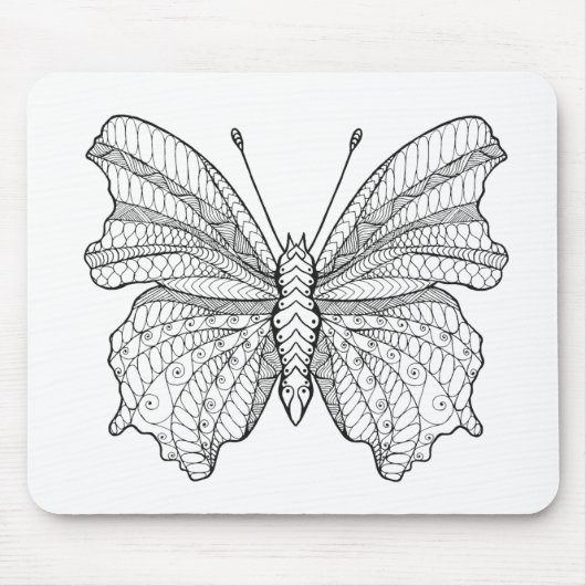 Art-Schmetterling 3 Mousepad (Vorne)