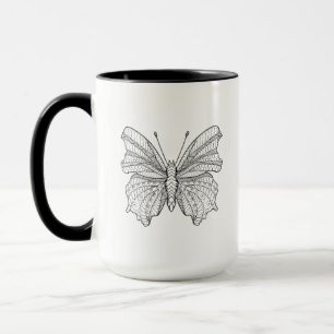 Art-Schmetterling 3 Tasse