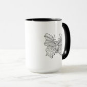 Art-Schmetterling 3 Tasse (VorderseiteRechts)