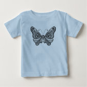 Art-Schmetterling Baby T-shirt (Vorderseite)